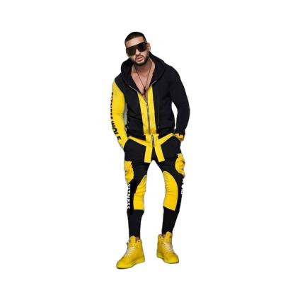 China New Design Latest Design Fashion Men's Breathable Sweatsuit High Quality Custom Made Casual Sweatsuit Hoodies Set for sale