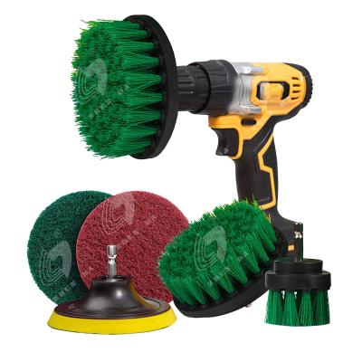 Cina strumento della spazzola di pulizia del trapano elettrico dei set di pennelli del trapano 6pcs per il collegamento di trapano Kit Power Scrub Brush in vendita