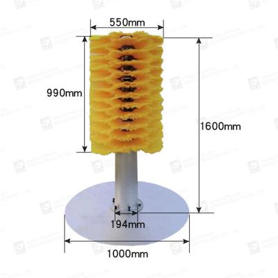 中国 Zhendaの熱い販売の理性的な回転式二重頭部はボディ ブラシを脅かす 販売のため