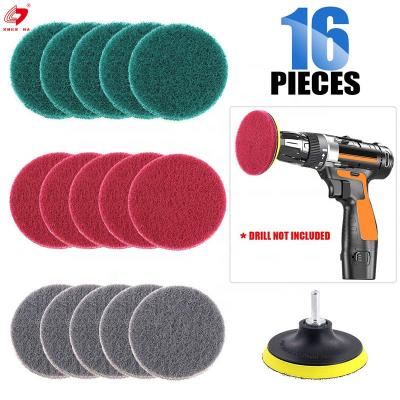 China 16 PCs 4 Duim Schoonmakende het Schuren Stootkussens 150g voor het Schoonmaken en het Oppoetsen Te koop