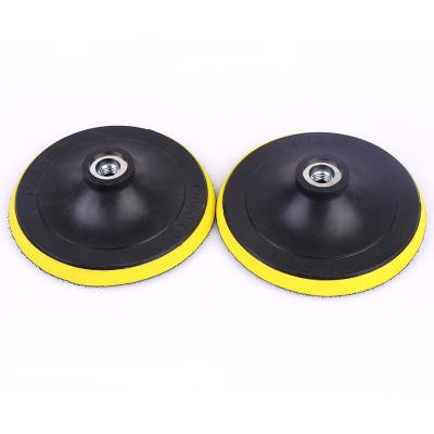 China Round 6in Drill Brush Replacement 70g Hook And Loop Sanding Pad for sale