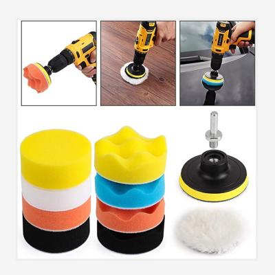 China 11 Pcs Polishing Sponge Pad For Car Polishing for sale