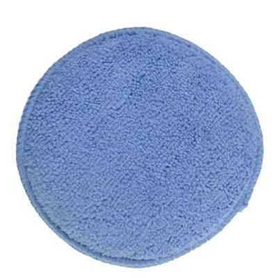 Κίνα Μπλε Applicator κεριών Microfiber χρώματος μαξιλάρια για το σφουγγάρι αφρού αυτοκινήτων προς πώληση