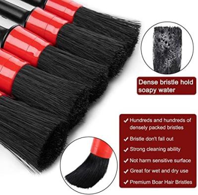 China Five Piece Set Auto Cleaning Car Detailing Brush PP Material for sale