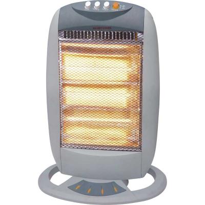 China Classic Hotel Design 1200W Streamline Upgrade Repeating Rolling Function Electric Halogen Heater for sale