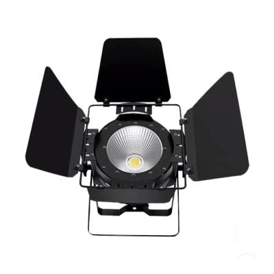 China New Design 2022 Highly Reliable OEM 200W 2In1 Led Cob Par Light With Barn Door 22.3x22.3x24cm for sale