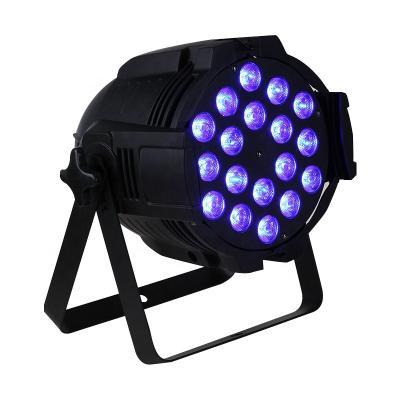 China Moving Head 54 Stages UV 6in1 rgbwa 18x18w 6in1 led led par light for sale