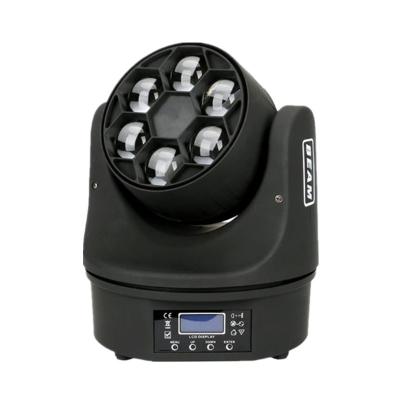 China Brand New Driving Industry 6Pcs 15W Rgbw 4-In-1 Led Mini Bee Eye Beam Light 35cm*26cm*25cm for sale