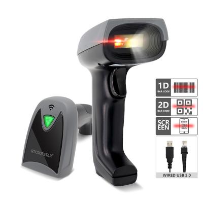 China High Quality ABS+PC GTCODESTAR 1D 2D Barcode Reader Wired QR Code Handheld Barcode Scanner For Supermarket X-760E for sale