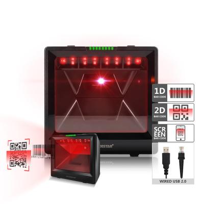 China ABS+PC 2 D Code High Sensitive Scanning Barcode Super Dense Long Dense Table Scanner For Supermarket for sale