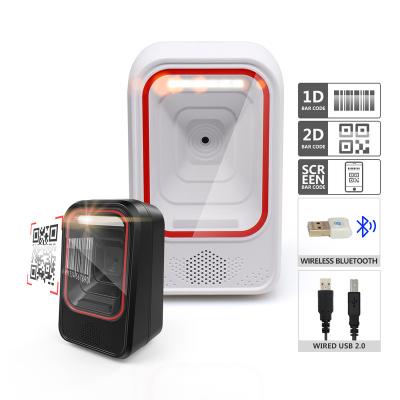 China ABS+PVC+PC 1D 2D QR Code Wireless Supermarket Tablet PC Stand Wifi POS Barcode Scanner for sale