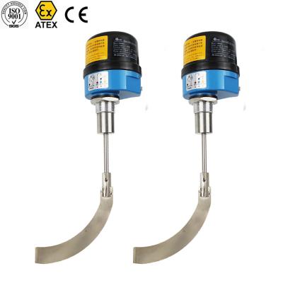 China Cement Storage Silo Stainless Steel Level Rotary Vane Low Price Measuring Switch Level Accessories for sale