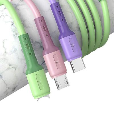 China Multi Function Data Transfer Original 3-in-1 Player MP3/MP4 Cable Mobile Phone Data Cable Fast Charging Line Cable for sale