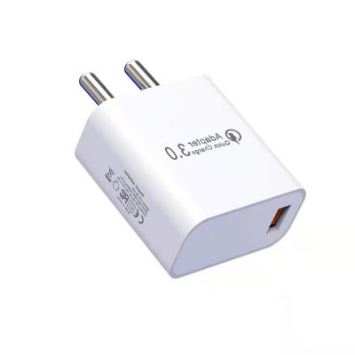 China Wholesale QC 3.0 18w USB Quick Charging USB Travel Charger Travel Charger UK Standard Adapter for sale