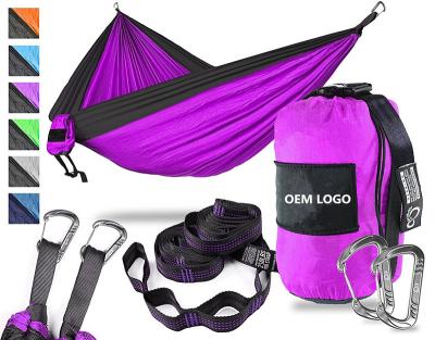 China Convenient Premium Quality Ultralight Camping Parachute Nylon Double Hammock for sale