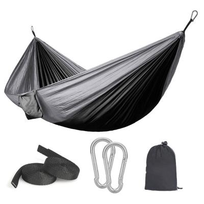 China 2019 Convenient Ultralight Double Nylon Outdoor Camping Hammock / Single Parachute for sale