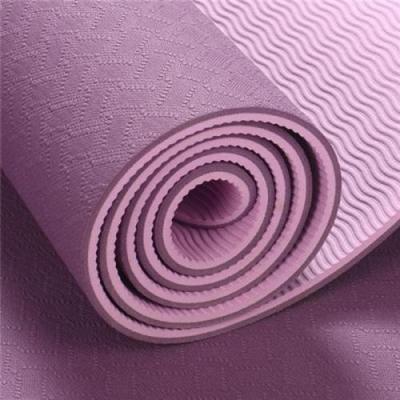 China High Density 1830*610*10mm Anti-Tear Exercise NBR Non-Slip Yoga Mat Eco-friendly With Carry Strap for sale