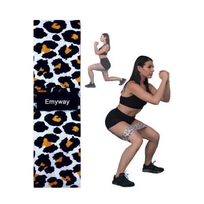 China high quality & Eco-Friendly 3 Piece Set Resistance Bands Elastic Strength Non Slip Fabric Workout Bands For Legs And Butt for sale