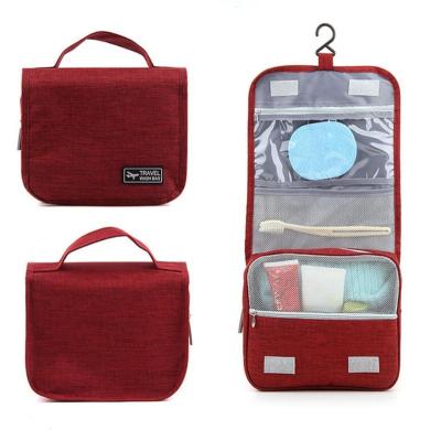 China Japan Style Hanging Toiletry Bag - Large Cosmetic Makeup Travel Organizer for Men and Women with Sturdy Hook for sale