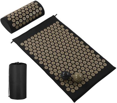 China Acupressure Mat Therapy Set, Help Release Muscle Pain and Tension, Acupuncture Mat and Pillow Cushion for Back/Neck Massage CM01 for sale