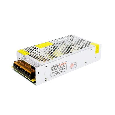 China cctv product customization 24v8.3a200w led power supply voltage DC LED lighting engineering constant change power for sale