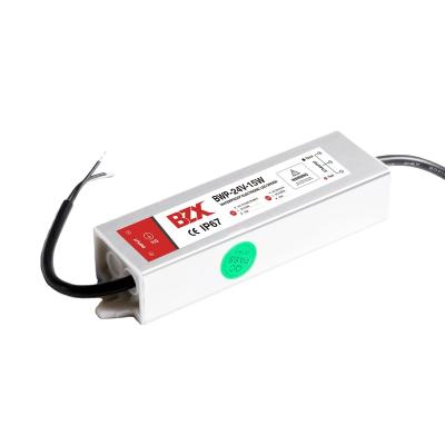 China Outdoor LED Lighting Waterproof Driver BZX 24V 15W 0.63A LED Power Supply For Lighting IP67 for sale