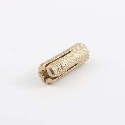 China Deep Lapped Flat Brass Knurled Anchor In The Expansion Drop Fastener Drop In Anchor China Factory Direct Wholesales for sale