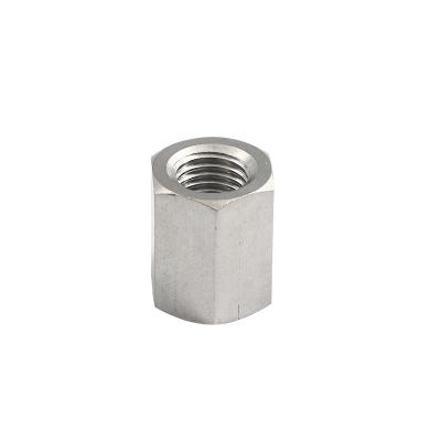 China Stainless Steel Rod Couplings Hardware Hexagon Long Nut from China Manufacturer Building Metal Hexagon Long Nut for sale