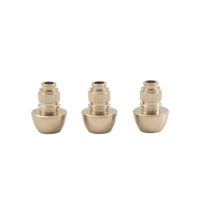 China OEM Processing Round Union Fittings Brass Reduction Valve Parts for sale