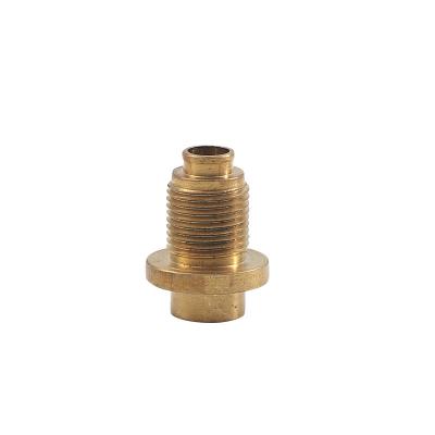 China Custom Hydraulic Male Female Brass Valve Core Parts Brass Reduction Pipe Fittings Round for sale