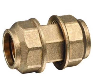 China Pipe Lines Connect 16mm PE Press Brass Pipe Fitting for sale