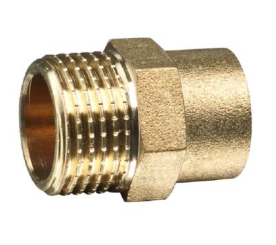 China Welding Brass Welding Pipe Coupling Fitting Equal Plated for sale