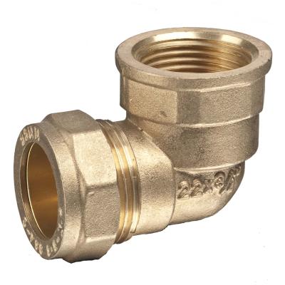 China Brass Pex Pipe Line Fitting Of Elbow Pex Unions Hot Water Pipeline for sale