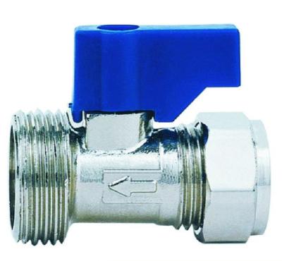 China General Brass Isolation Valve For Washing Machine Double Hose Fixed for sale