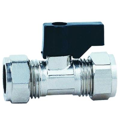 China mini ball valve with plastic handle iron ball 1/2 for sale