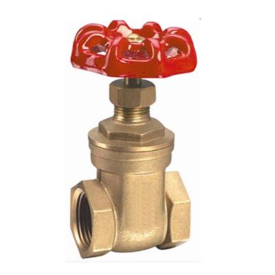 China General Casting Brass Gate Valve Acid Resistance For Water And Oil for sale