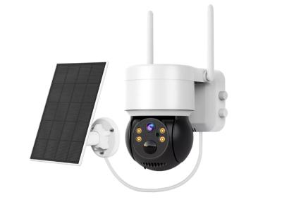 China Human Motion Tracking 1080p hd lens home outdoor security solar cctv wireless security ip camera with wifi for sale