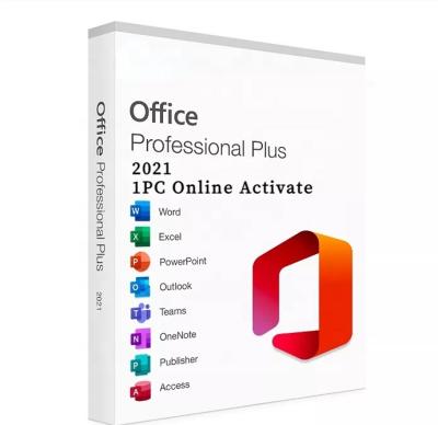 China 100% Activation Online Office 2021 Professional Plus Key 1pc Retail Digital Key Office 2021 pp 1pc Send By Email Other for sale