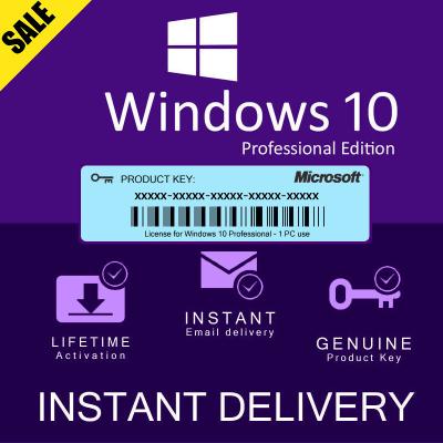 China 100% Win10 Pro Win 10 Pro Win 10 Global Key Online Retail Key Codes Win 10 Pro Activation Code 100% Online Retail Key 1 Hour Send By Email for sale