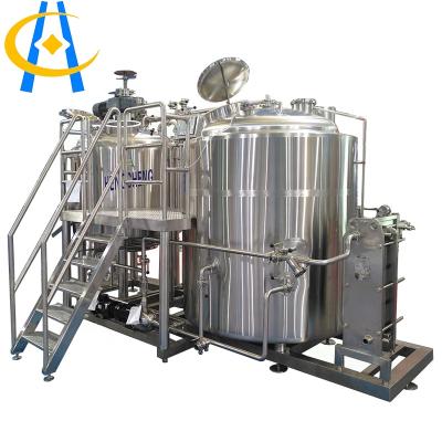 China Brewpub beer brewery restaurant 5000L hengcheng beer brewing machine equipment turnkey project for sale