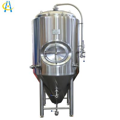 China 2021 NEW Brewery Stainless Steel Jacket 1000L Beer Fermenter Cooling Fermentation Tank For Brewery for sale