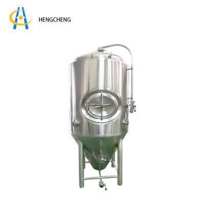 China beer fermenter for craft beer brewing 20bbl barrel Shanghai Hengcheng 10 50 barrel hygienic stainless steel beer fermenter with wheel for sale