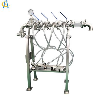 China Beverage China Manufacturer Shanghai Hengcheng Stainless Steel 304 Head Manual Beer Keg Filler Single High Efficient 4 for Bar for sale