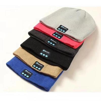 China COMMON HOT SALE Music OEM Beanie Blue Tooth Hat Knitted Wireless Hat for sale