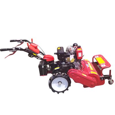 China Adjustable Handles Small Size Portable Hand-Pushed Self-Propelled Lawn Cutter Gasoline Engine Lawn Cutter Orchard Lawn Cutter for sale