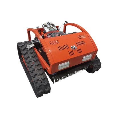 China 4-Stroke Crawler Robot Lawn Mower Self-Propelled Remote Control Walking Lawn Greening and Pruning Machine for sale