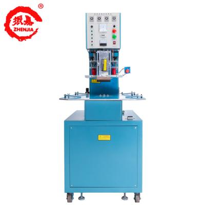 China 8KW Chemical Semi-automatic Plastic Welding Blister Sealing Machine Turntable Type High Frequency Plastic Welding Machine for sale