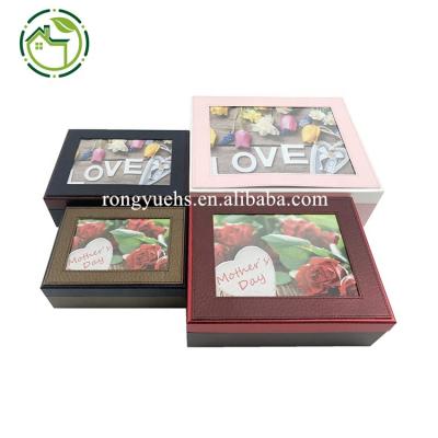 China Recycled Materials Custom Design Storage Box Eco - Friendly Luxury Cardboard Photo Gift Packaging Keepsake Boxes Paper Box for sale