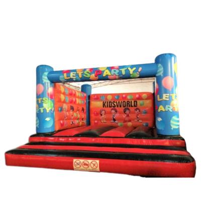 China exterior & Super Popular Inflatable Indoor Playground Jumper Bouncer Bouncy Castle Inflatable Balloon Painting Jump Room For Birthday Party for sale