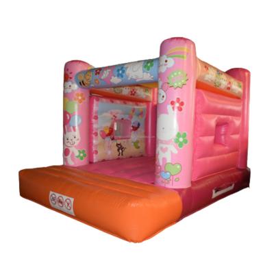 China exterior & Wholesale Indoor Cute Animal Inflatable Room Rabbit Customization Playground Bounce House Pink Toddlers Cute Animal Inflatable Jumping Castle Jumping Castle For C for sale